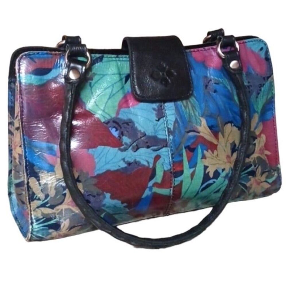 Patricia Nash Blue Forest Rienzo Satchel